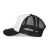 PS_KP111-S_WHITE-BLACK Gepersonaliseerde trucker pet volwassenen