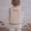 Mini wollen vest met eigen design