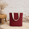 bordeaux tas met eigen tekening of design