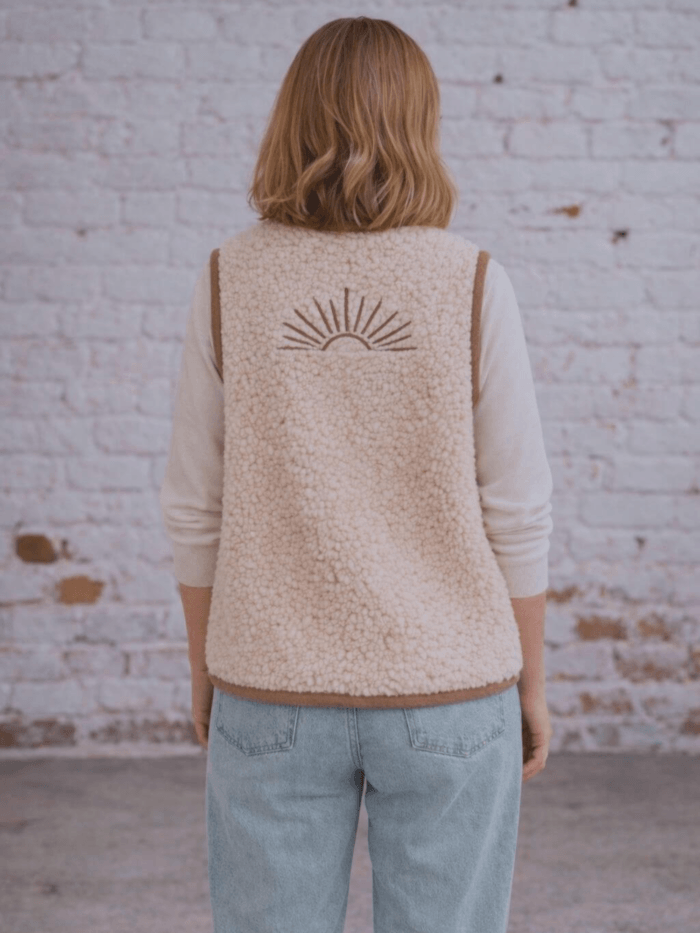 Maxi Golden Hour wollen vest