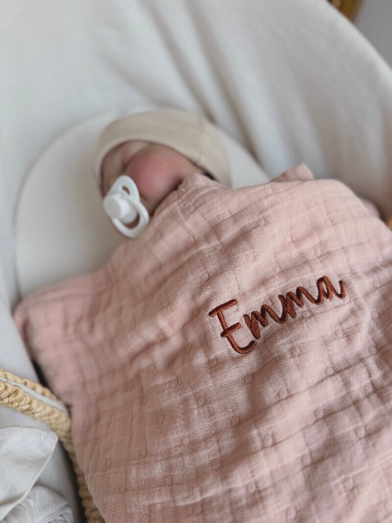 Jacquard deken in tetra