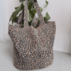 Leopard golden hour cabas